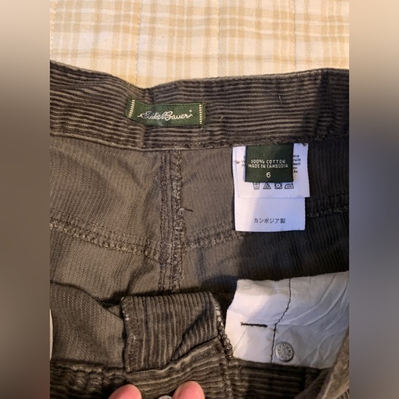 Eddie Bauer Corduroy Trouser Pant Taper Leg Relaxed Fit Straight Leg NWOT - Picture 7 of 8
